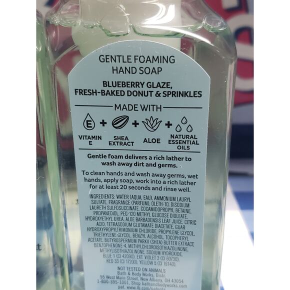 BBW Blueberry Glazed Donuts Gentle Foaming Hand Soap - Picture 2 of 2